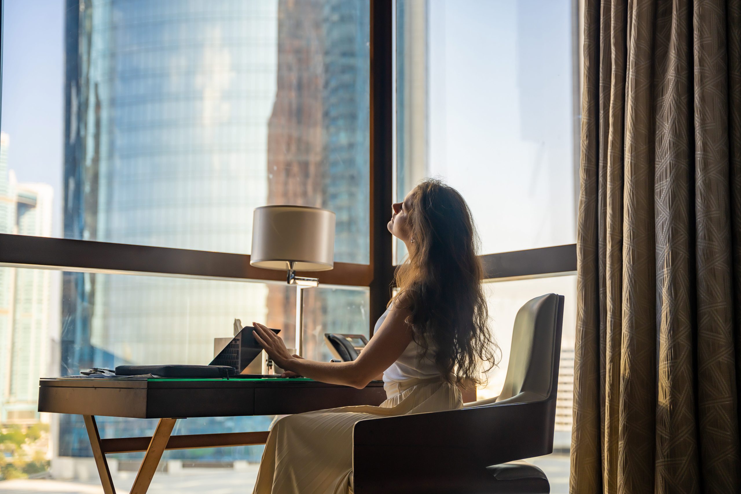 Comfortable hotel room for a weekend getaway in Dubai